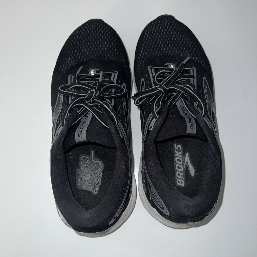 Brooks Ariel GTS 23 Womens Black White Athletic Running Shoes 8.5 Wide D - Picture 7 of 9